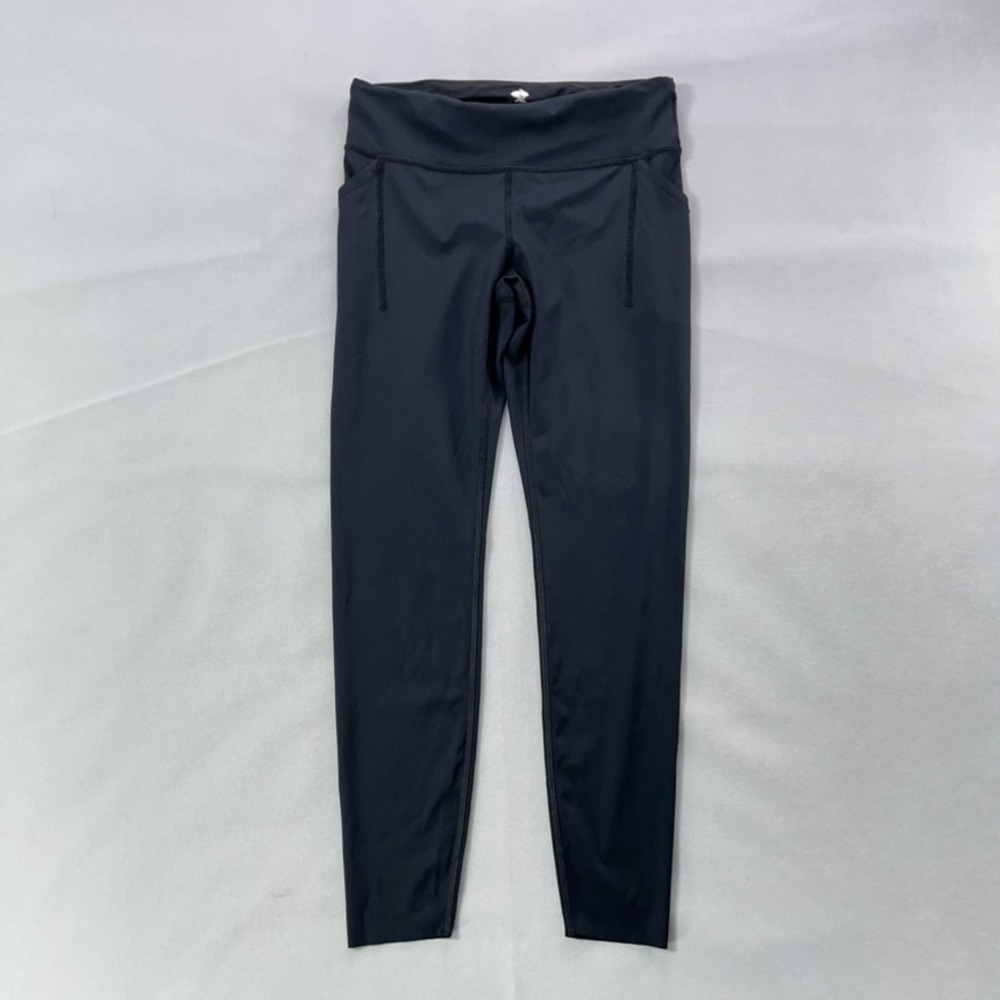 Rabbit Speed Tights Women Small Black RW315 Pockets Perforations 7/8 Length